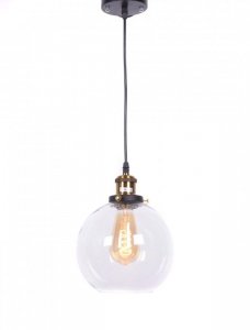 LUMINA DECO LAMPA WISZĄCA LOFT PRZEZROCZYSTA NAVARRO