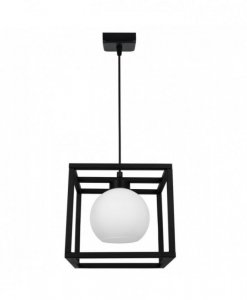 Lampa wisząca ze szklanymi kloszami - ELIZA CAGE 2370/1 LIGHT HOME