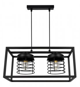 Lampa wisząca nowoczesna - RASTI CAGE 2370/2 LIGHT HOME