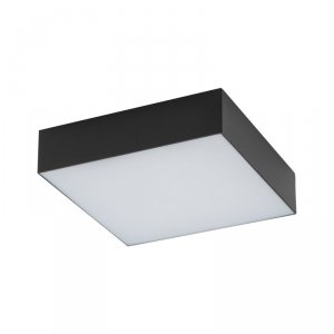 NOWODVORSKI LAMPA SUFITOWA PLAFON LID SQUARE LED 25W KWADRATOWY  CZARNY