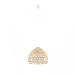 LAMPA WISZĄCA RATTANOWA EKO BOHO NATURAL W STYLU SKANDYNAWSKIM DO SALONU SYPIALNI POKOJU NOWODVORSKI BOHO S 11150