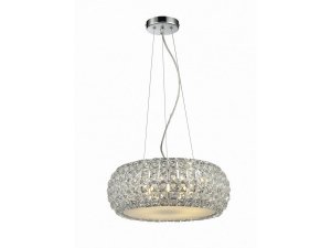 AZZARDO SOPHIA 6 AZ0697 LAMPA WISZĄCA GLAMOUR KRYSZTAŁ DUŻA