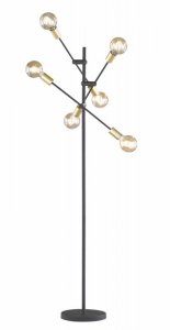 LAMPA PODŁOGOWA STOJĄCA ŻARÓWKI EDISON INDUSTRIALNA LOFT DO SALONU CROSS 406700632 TRIO