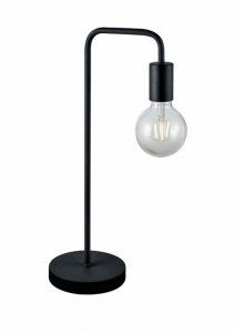 LAMPKA STOŁOWA NOCNA CZARNA INDUSTRIALNA LOFT EDIOSN DO SALONU SYPIALNI DIALLO 508000132 TRIO