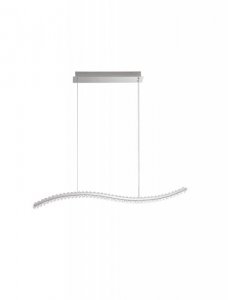  LAMPA W STYLU GLAMOUR CHROM NOWOCZESNA SZKLANA DO SALONU JADALNI SYPIALNI LUCES EXCLUSIVAS BAUTA LE42921