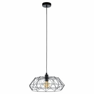 EGLO CARLTON 49487 LAMPA DRUCIANA CZARNA INDUSTRIALNA