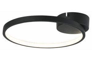 REALITY RAGI 634601-02 PLAFON RING CZARNY 27CM NOWOCZESNY LED KOŁO ZŁOTE