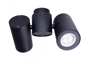 MAXLIGHT C0114 BARRACO II LAMPA SUFITOWA PLAFON CZARNY