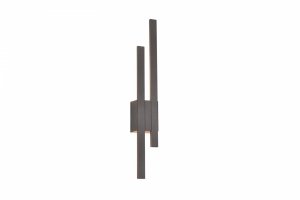 TRIO KINKIET ZEWNĘTRZNY LAMPA ŚCIENNA CZARNA NOWOCZESNA LED TAWA 221460242