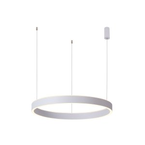 ITALUX BRASCO UP DOWN PND-56215D-080RPP-WH-3KS4K-TRDIMM LAMPA WISZĄCA BIAŁA KOŁO RING OBRĘCZ LED 80CM