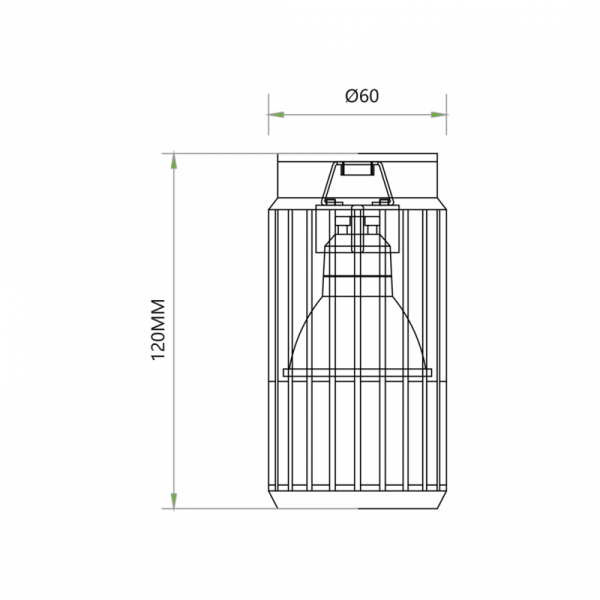 MILAGRO ML0302 VERTICAL WHITE DOWNLIGHT 1xGU10 PLAFON SUFITOWY LAMPA TUBA BIAŁA DEKORACYJNA