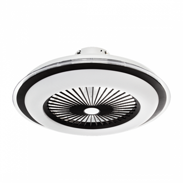 Lampowentylator ZEPHYR BLACK 48W LED+ PILOT