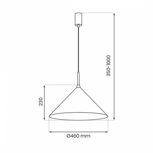 Lampa wisząca CAPITAL CREAMY Ø46cm 1xGX53