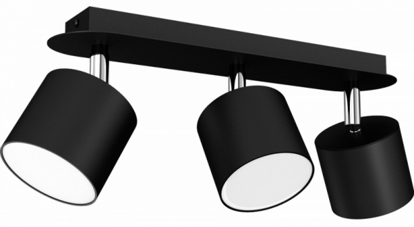 Lampa sufitowa DIXIE BLACK 3xGX53