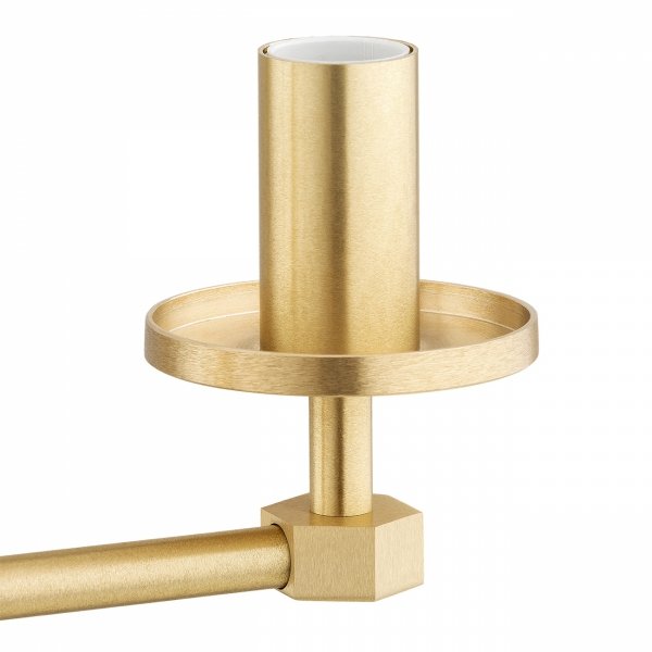 LAMPA WISZĄCA DUŻY ŻYRANDOL ZŁOTY DO SALONU MOSIĄDZ SZCZOTKOWANY W STYLU GLAMOUR ELEGANCKI NOWOCZESNY SZKLANE KLOSZE ARGON HAMPTON 2177