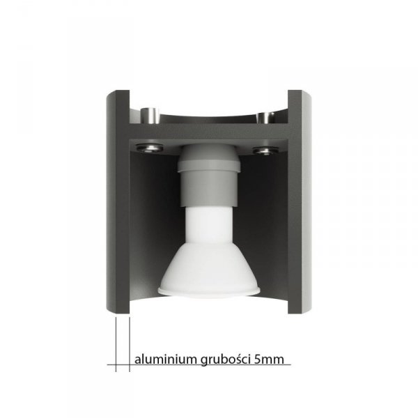 Plafon TIUBE biały walec aluminium minimalistyczna lampa sufitowa Gu10/ES111 LED SOLLUX LIGHTING