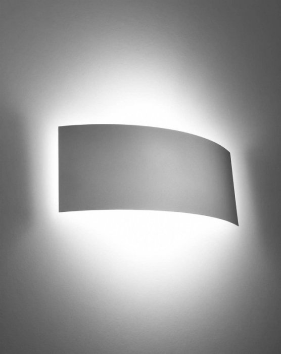 Kinkiet MAGNUS biały stalowa lampa ścienna prostokątna minimalistyczna G9 LED SOLLUX LIGHTING