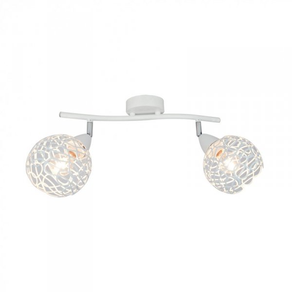 ZUMA LINE R5017002-2S OLTEN LAMPA SUFITOWA  BIAŁA AŻUROWA
