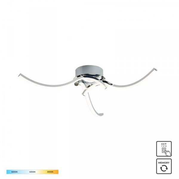 20023-3CCH FOCUS LAMPA SUFITOWA CHROM