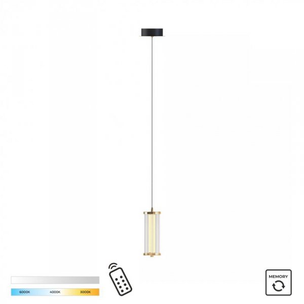 MD3147-1A-3GT CALLY LAMPA WISZĄCA ZŁOTA/GOLD