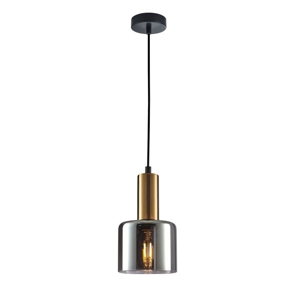 ITALUX SANTIA PND-65342-1-BRO+SG LAMPA WISZĄCA NOWOCZESNA DO SALONU 