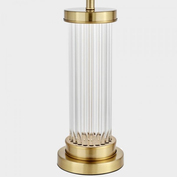 LUMINA DECO LAMPA NOCNA GLAMOUR CZARNO-MOSIĘŻNA LA BOTTE