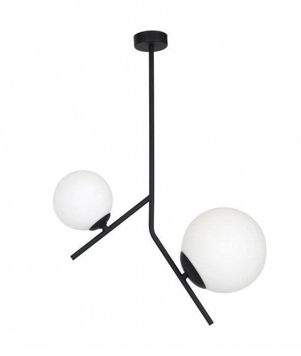 ALDEX GALLIA 2 BLACK 1095PL_H1 LAMPA WISZĄCA CZARNA KULA