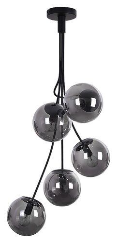 RABALUX GLORY 3508 LAMPA WISZĄCA CZARNA MATOWA KULE DYMIONE