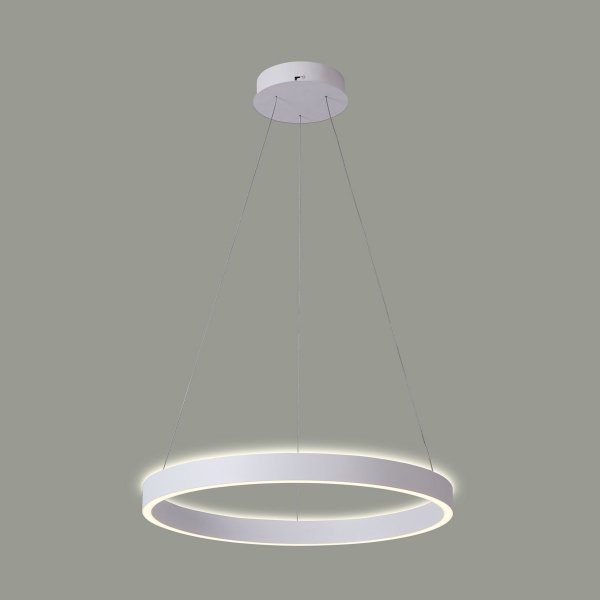 ITALUX BRASCO UP DOWN PND-56215D-080RPC-WH-3KS4K-TRDIMM LAMPA WISZĄCA BIAŁA KOŁO RING OBRĘCZ LED 80CM
