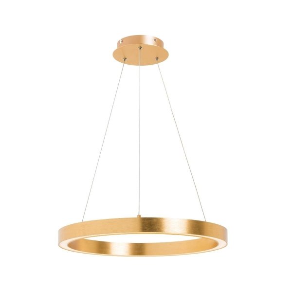 ZUMALINE PL200910-400-GD CARLO LAMPA WISZĄCA ZŁOTA KOŁO RING OBRĘCZ 40CM