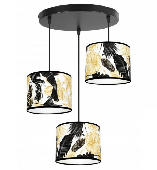 Lampa wisząca kuchenne - GOLD FLOWERS 2301/3/OW LIGHT HOME