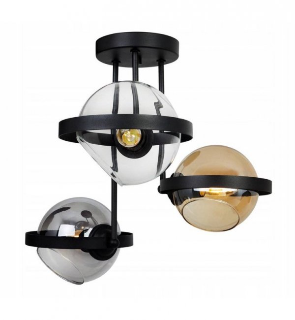 Lampa sufitowa ze szklanymi kloszami - RING 2340/3/MIX LIGHT HOME