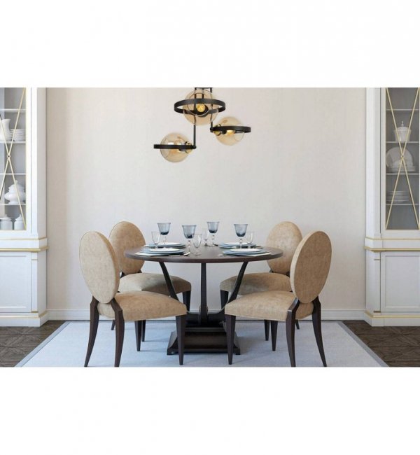 Lampa sufitowa ze szklanymi kloszami - RING HAGA 2345/3/M LIGHT HOME