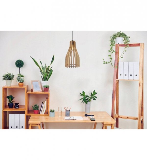 Zwis wiszący pojedynczy dekoracyjny - TIMBER 2364/1 LIGHT HOME
