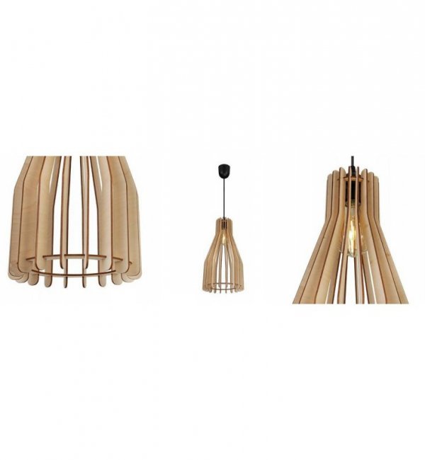 Zwis wiszący pojedynczy dekoracyjny - TIMBER 2364/1/LP LIGHT HOME