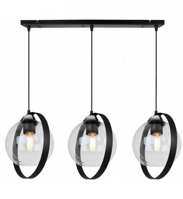 Lampa sufitowa ze szklanymi kloszami - RING HAGA 2346/3/B LIGHT HOME