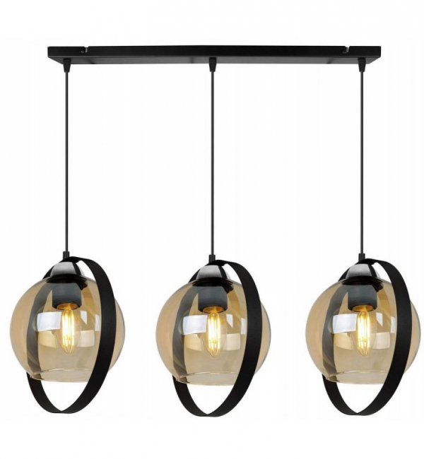 Lampa sufitowa ze szklanymi kloszami - RING HAGA 2346/3/M LIGHT HOME