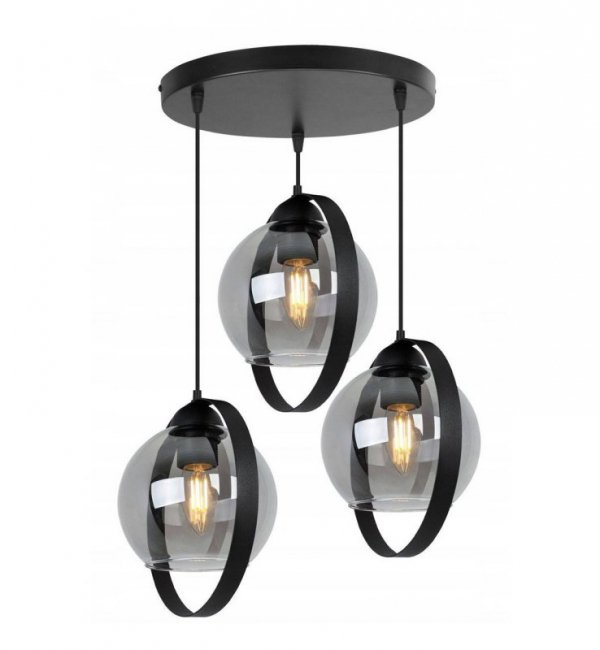 Lampa sufitowa ze szklanymi kloszami - RING HAGA 2346/3/OW/G LIGHT HOME
