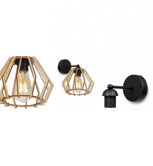 Kinkiet nowoczesny - TIMBER 2360/K LIGHT HOME
