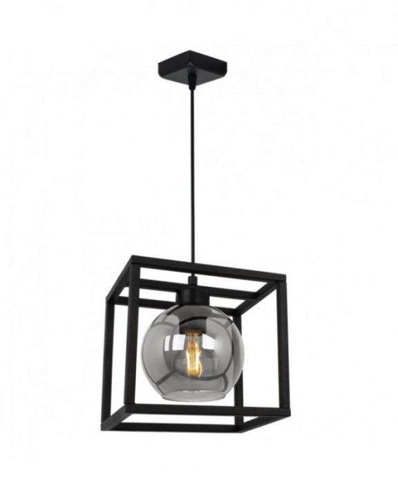Lampa wisząca nowoczesna - HAGA CAGE 2370/1/G LIGHT HOME