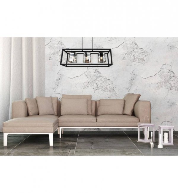 Lampa wisząca ze szklanymi kloszami - HELIX CAGE 2370/3 LIGHT HOME