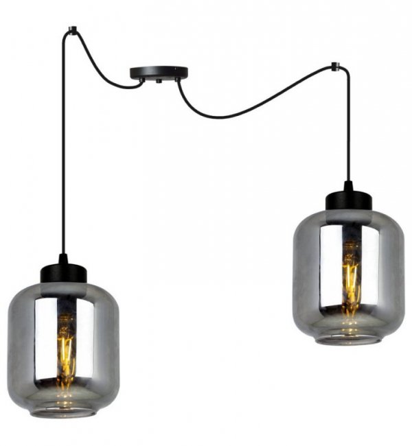 Lampa wisząca ze szklanymi kloszami - SPIDER NOVALJA 2395/2 LIGHT HOME