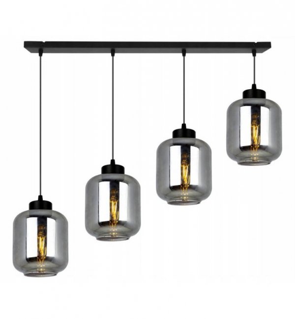 Lampa wisząca ze szklanymi kloszami - NOVALJA 2395/4L LIGHT HOME