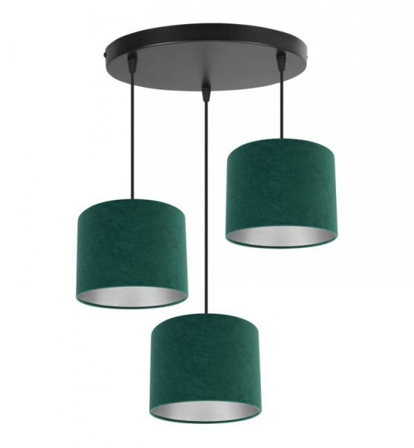 Lampa abażur materiałowa - MEDIOLAN 2360/3OW/C LIGHT HOME