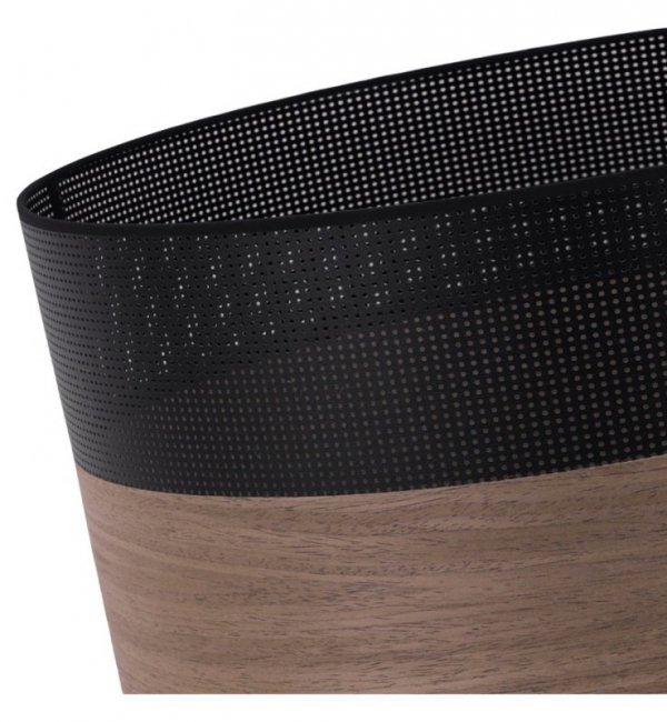 Lampa wisząca WOOD, 40cm, abażur nad stół lub sofę, orzechowe drewno