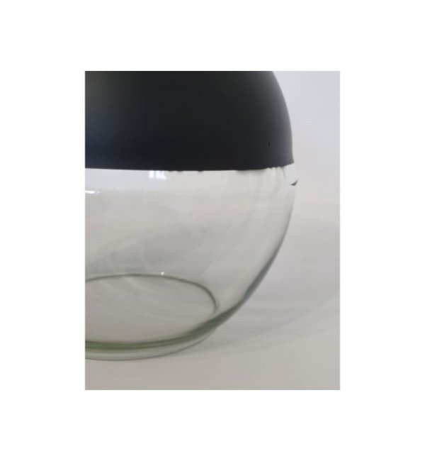 OUTLET -15% Nowoczesna Lampa Wisząca w Stylu Loft z Kloszem ze Szkła