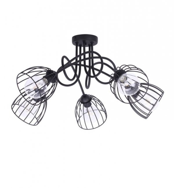 Lampa 5-płomienna LOFT Industrialna - Edison 1427/5