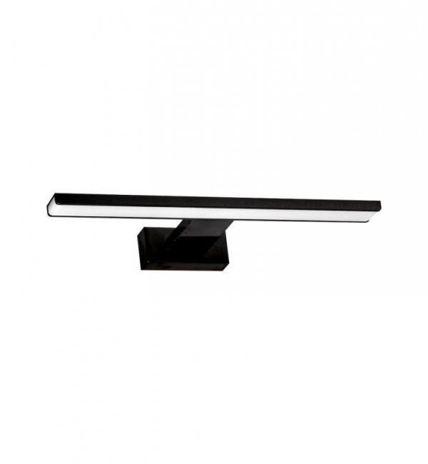 Kinkiet LED lampa ścienna nad lustro SHINE, czarny, 30cm do łazienki, przedpokoju