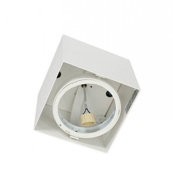 Lampa oprawa podtynkowa sufitowa LED PLAZA, w kolorze białym, 1xGU10
