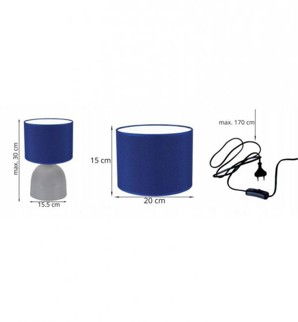 Lampka stołowa nocna - NELI 2186/LN LIGHT HOME